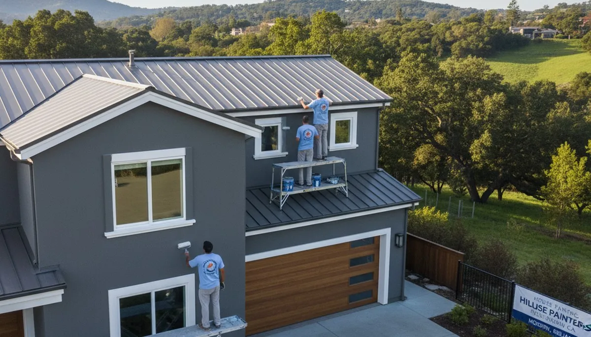 House painting services in San Mateo, CA for residential exterior and interior homes