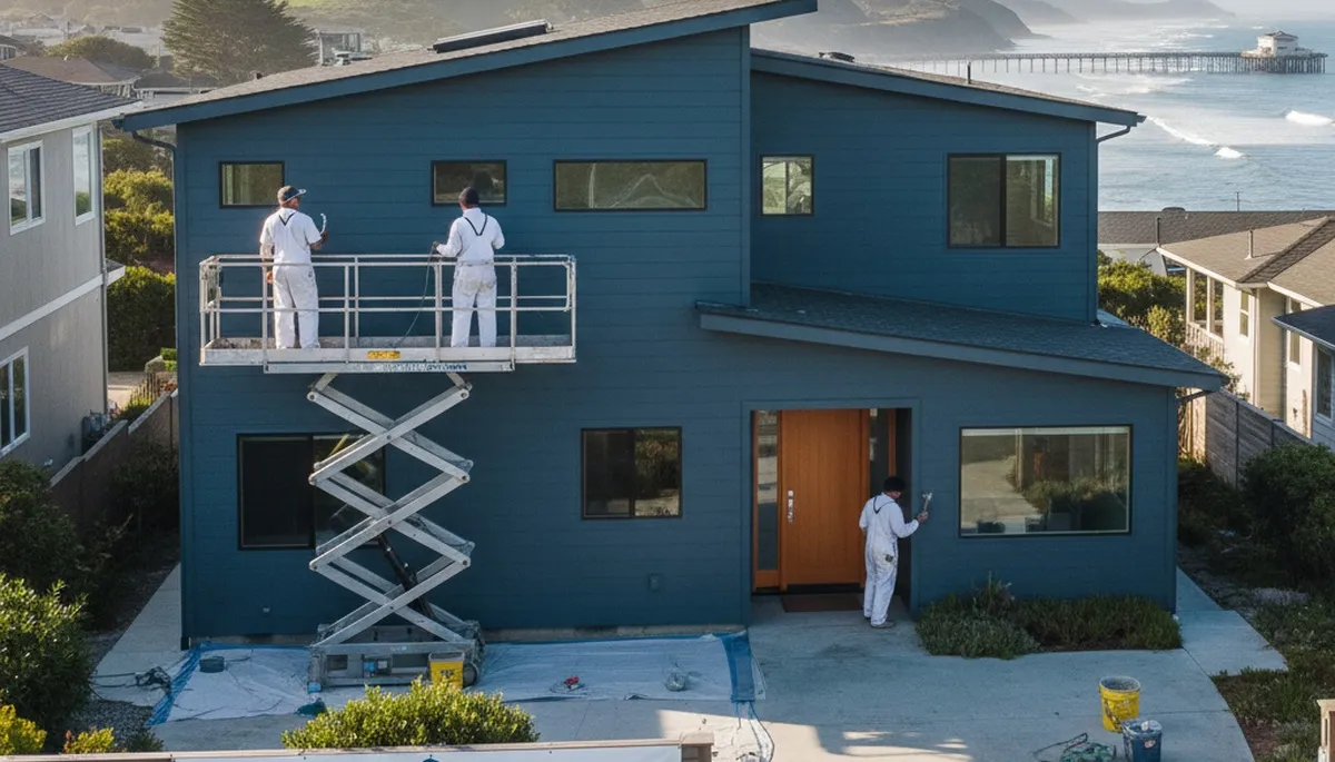 Professional house painting service in San Mateo, CA for residential exterior and interior projects